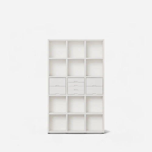 한샘 샘 서랍형 5단 책장 1200_이미지