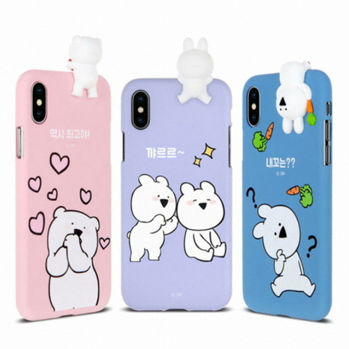 머큐리코퍼레이션 아이폰7 오버액션토끼 피규어 케이스_이미지