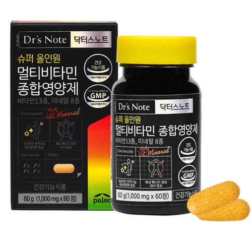 팔레오 슈퍼올인원 멀티비타민 종합영양제 60정 (1개)_이미지