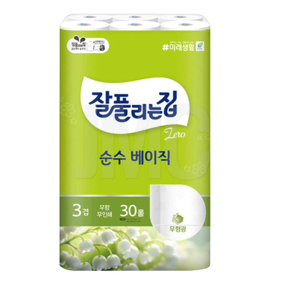 잘풀리는집 순수 베이직 27m (30롤)
