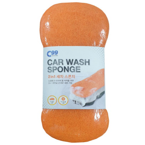 하이퍼인터내셔널  C99 2in1 양면 세차스폰지 C99-989
