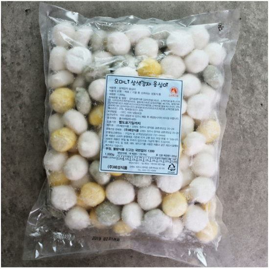 오마니 삼색 감자 옹심이 1kg