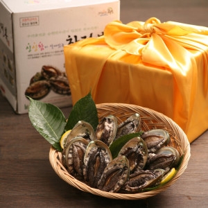 순천만수산 완도 활 전복 선물세트 9~10미 1kg (빠른배송)_이미지