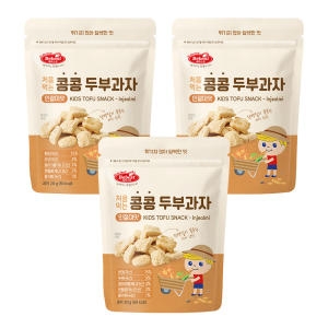 베베스트 처음먹는 콩콩 두부과자 인절미맛 20g (3개)_이미지
