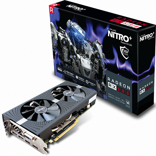 SAPPHIRE 라데온 RX 580 NITRO+ OC D5 8GB Dual-X (해외구매)