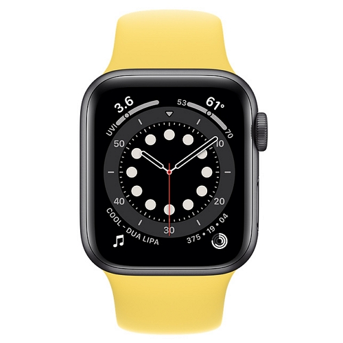 APPLE 워치 시리즈6 44mm Cellular 스페이스 그레이 알루미늄 (스포츠밴드)