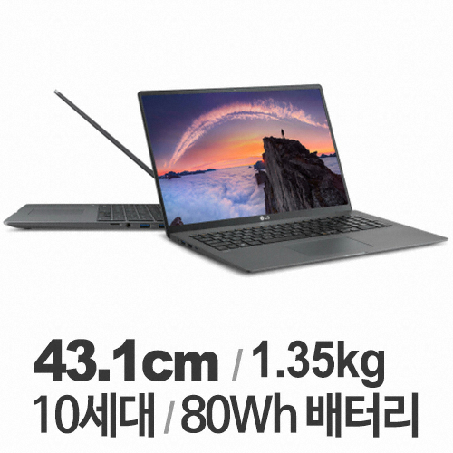 LG전자 2020 그램17 17ZD90N-VX5BK WIN10 (SSD 256GB)_이미지