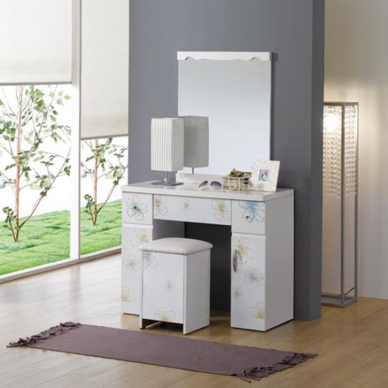 쉘라가구 SA 엠지 900 홀로그램 콘솔겸 화장대 (의자포함)