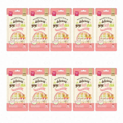 미소 요고 소프트 스틱 연어와 닭가슴살 72g (12g x 6p) (10개)