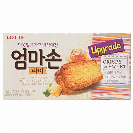 롯데웰푸드 엄마손파이 10개입 127g (1개)_이미지
