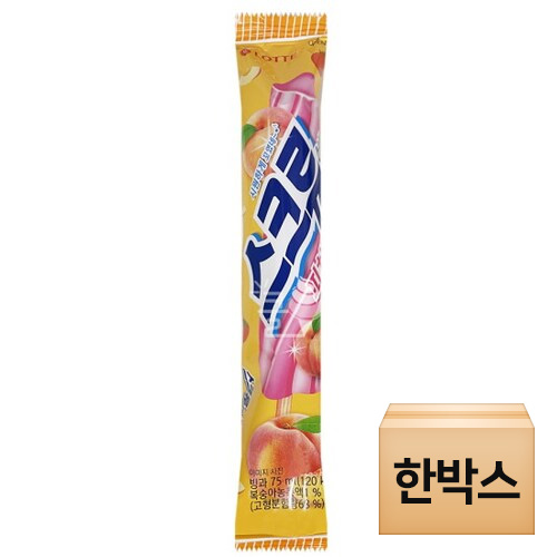 롯데웰푸드 스크류바 피치 75ml (40개)