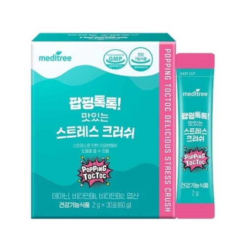 메디트리 팝핑톡톡 맛있는 스트레스 크러쉬 30포 (1개)_이미지