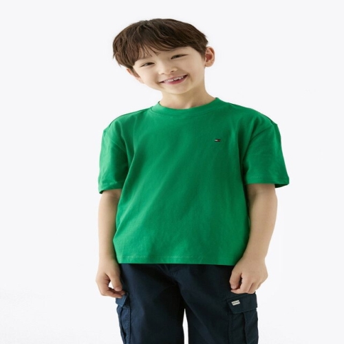 키즈M T42F0KKO22CBT1 코튼 베이직 반팔 티셔츠