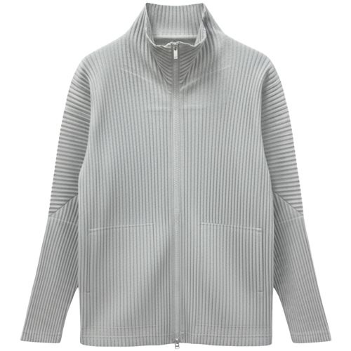 이세이미야케 옴므 플리세 베이직 집업 자켓 라이트 그레이 남성 자켓 HP55-JL540 11 / TEO