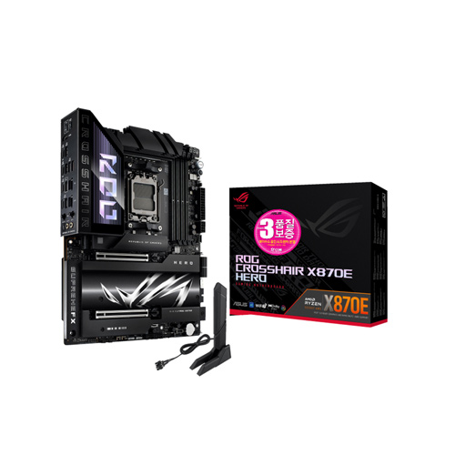 ASUS ROG CROSSHAIR X870E HERO STCOM이미지입니다. 누르면 해당 게시물로 새창이동합니다.