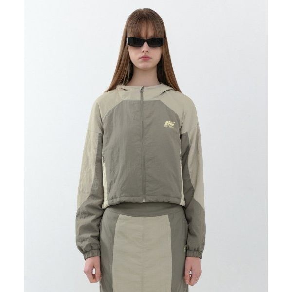 아이코닉 이이 OIOI COLLECTION 로고 자켓_라이트 카키 OI3C2MPD80KHL 306572