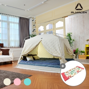 알마센 이글루 난방텐트 알루미늄폴대+슬리핑백 콤보 3가지 사이즈 색상선택 가능 보온 방한