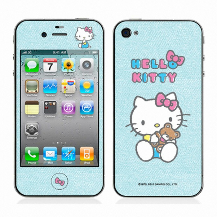 POPSKIN 오리지날 헬로키티 Blue Crayon Hello Kitty
