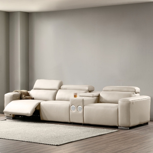 스코나 이튼스 구스 실리콘레더 가죽 리클라이너 4인용 (홈바형)_이미지