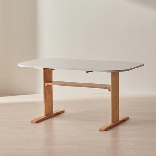 삼익가구 마이 리빙다이닝 원목 식탁 1800 (의자6개)_이미지