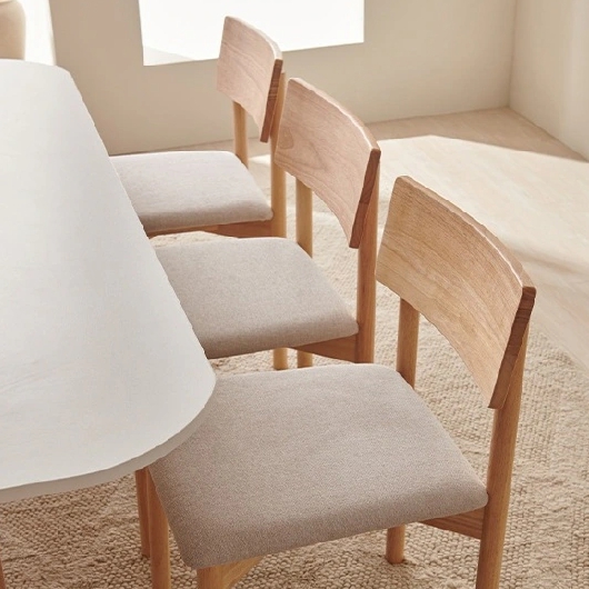 삼익가구 마이 리빙다이닝 원목 식탁 1800 (의자6개)_이미지