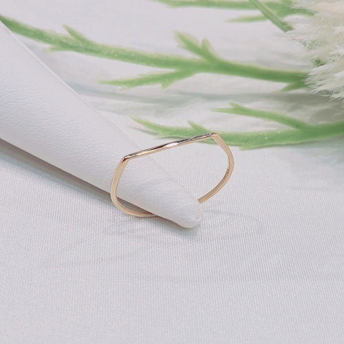 미니골드 14K,18K 스키니라인 실반지 MRM10978_이미지