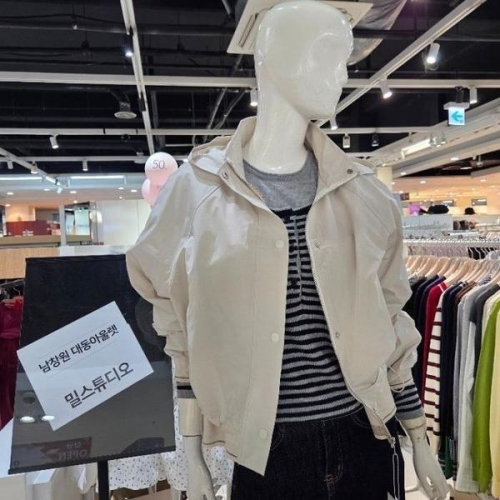 DP02 밑단포인트스트링 후드바람막이점퍼 LS4JPS104