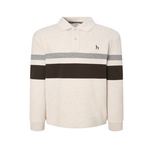 LF 헤지스 남성 컬러블럭 캐주얼 폴로 셔츠_HZTS5D532I2