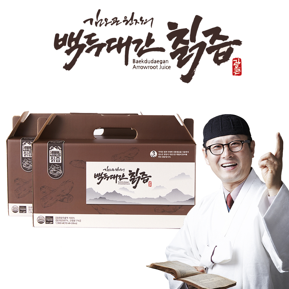김오곤 원장 백두대간 칡즙 70ml 28포 (2개)