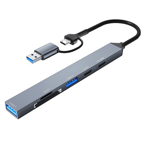 라온디지털 RUH-602CA (6포트/Type A+C)