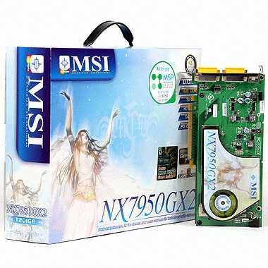 MSI 지포스 7950GX2 NX7950GX2-T2D1GE 1GB MSP