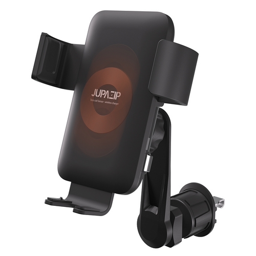 주파집 15W 오토스캔 차량용 무선충전거치대 QC-6 PRO