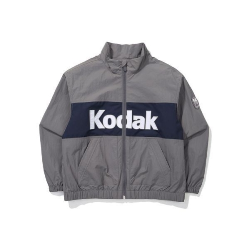 KIDS 컬러블럭 우븐 빅로고 안감 자켓 키즈 GREY K5126LJK11GRY 434671