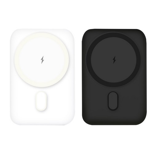 지클릭커 15W 그릭 폴딩 with 워치 2in1 맥세이프 보조배터리 5000mAh_이미지