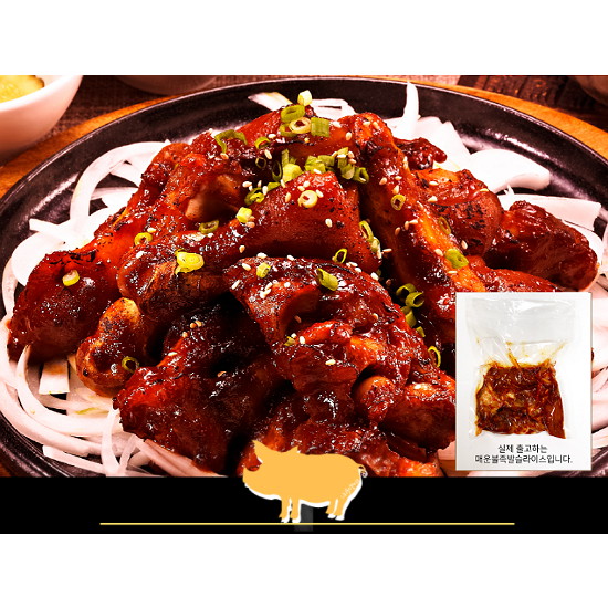 달보드레 매운불족발 슬라이스 500g (1개)