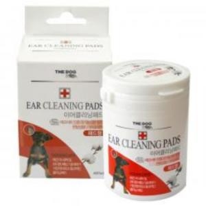 한국사료 더독 이어클리닝 패드 40매 (1개)
