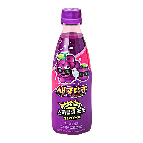 쟈뎅 새콤달콤 스파클링 포도 제로 350ml (6개)