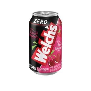 농심 웰치 제로 체리 스트로베리 355ml (12개)