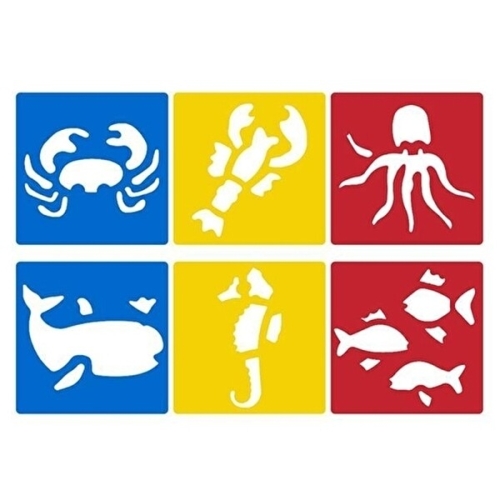 키즈맘아트 미술놀이 디오메 스텐실 해양생물 47332155