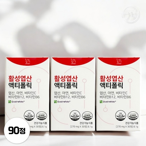 동서바이오팜 리노브 활성엽산 액티폴릭 30정 (3개)_이미지
