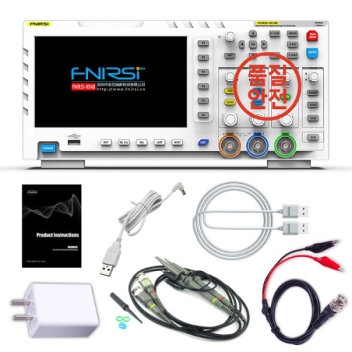 로스코프 오실 DDS 신호 발생기 2 in 1 디지털 채널 100Mhz1GSa/s 샘플링 속도 내장 1GBFNIRSI 1014D_이미지