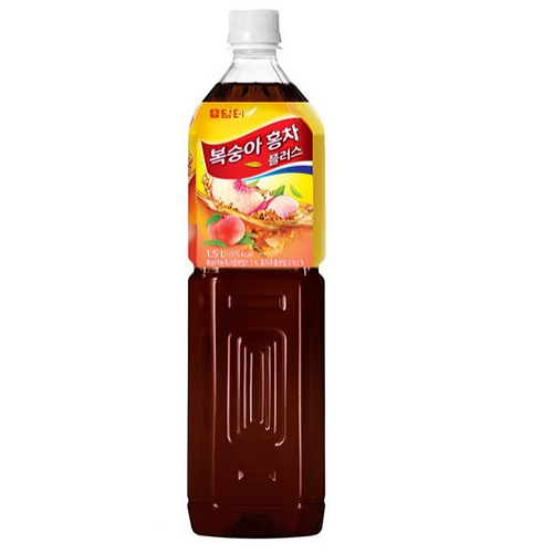 담터 복숭아 홍차 플러스 1.5L (12개)_이미지