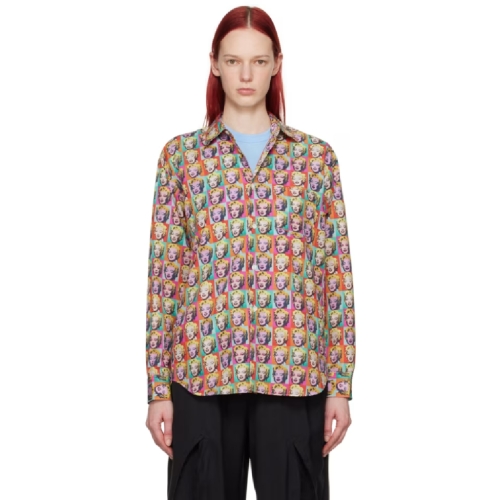 멀티컬러 앤디 워홀 셔츠 241270F109018