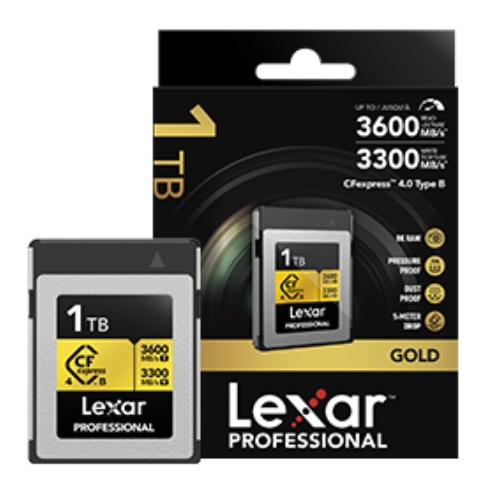 Lexar CFexpress 4.0 Professional 타입 B 골드시리즈 (1TB)_이미지