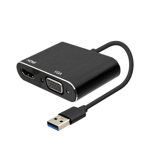 라이트컴 COMS FW407B USB 3.0 to HDMI/VGA 변환 컨버터