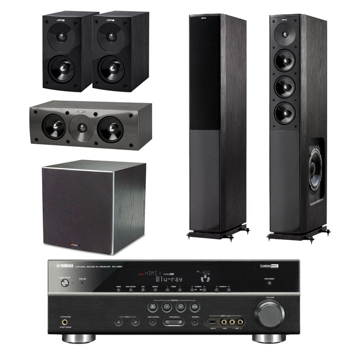 야모 S608 5.1채널 + 야마하 AV리시버 (RX-V667, PSW10)