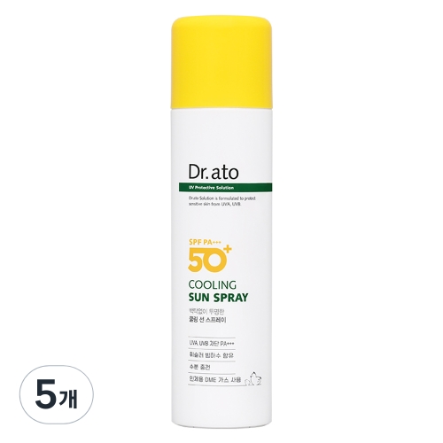 보령메디앙스 닥터아토 쿨링 선스프레이 150ml (5개)