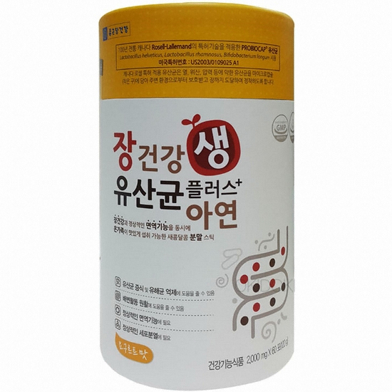 종근당건강 장건강 생유산균 플러스 아연 60포 (1개)_이미지