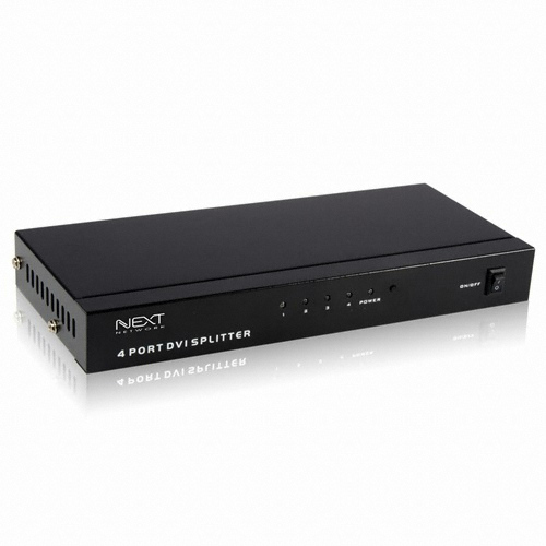 이지넷유비쿼터스 넥스트 1:4 DVI 모니터 분배기 (NEXT-104DVI)_이미지