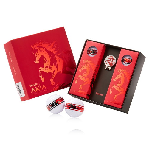 볼빅 신년볼 AXIA 적마 에디션 (6개+볼마커)